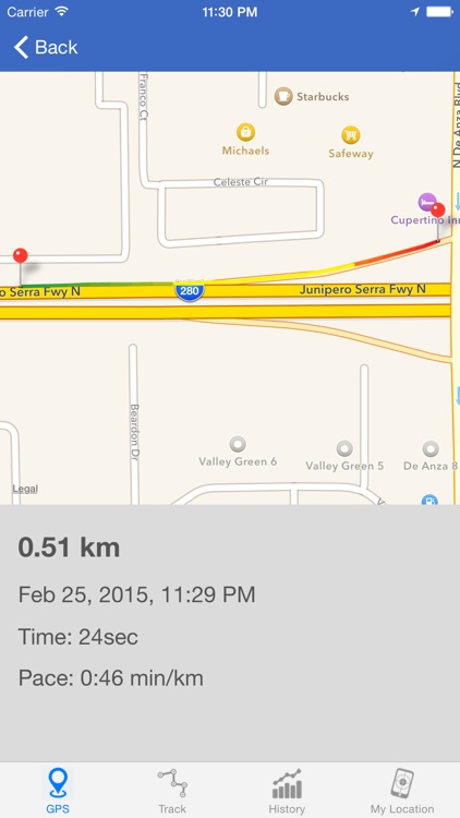 My Track, GPS tracking