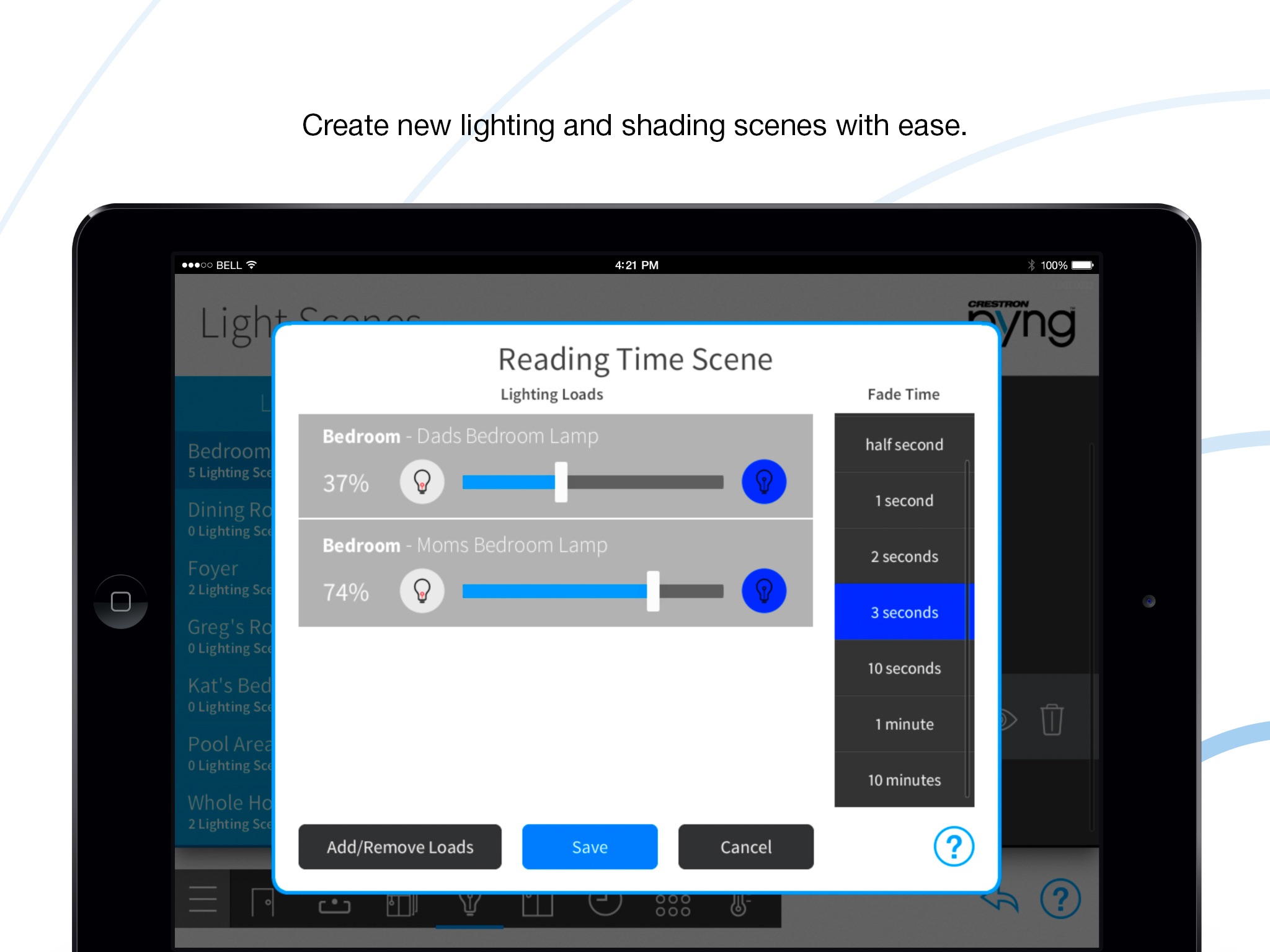 Crestron Pyng for iPad screenshot 3