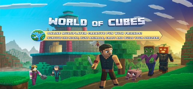 World Of Cubes Survival Craft On The App Store - 