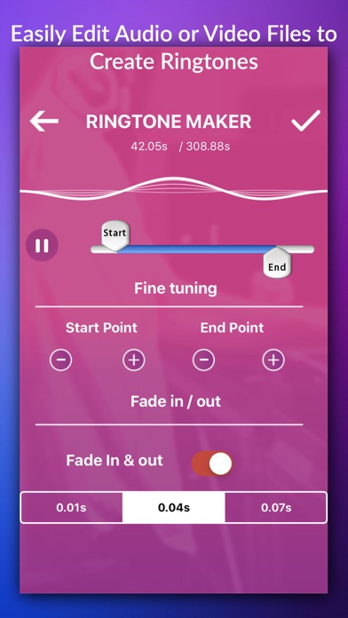 Ringtones Maker - Mp3 Cutter screenshot 3
