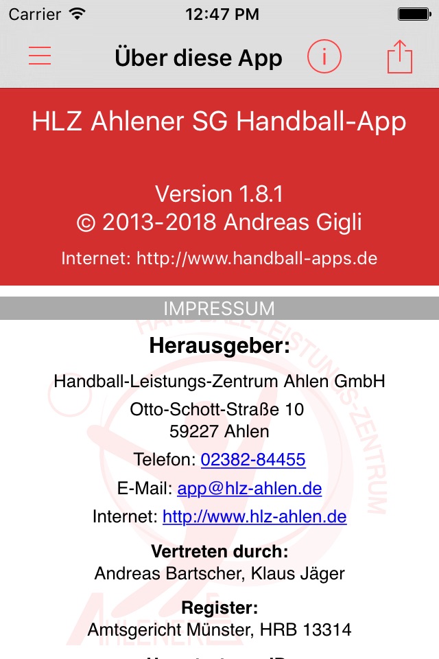 HLZ Ahlener SG screenshot 4