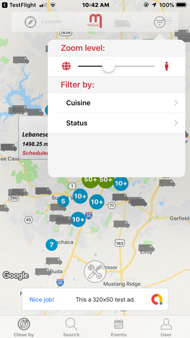 mFood™ - Food Truck Finder App screenshot 2