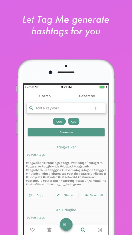 Tag Me - Insta Hashtag Manager screenshot-7