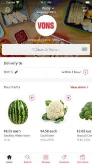 How to cancel & delete vons rush delivery 3