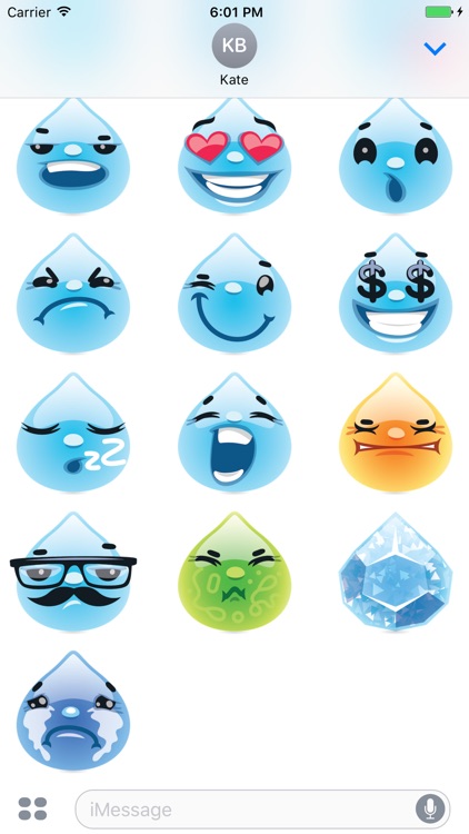 Sticker Me: Water Faces