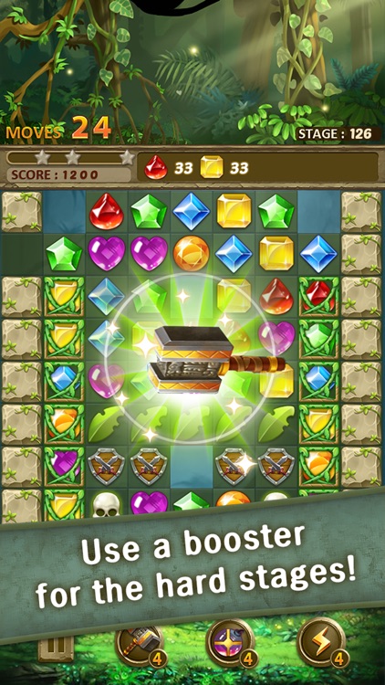 Jewels Jungle : Match 3 Puzzle screenshot-3