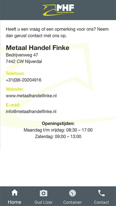 Metaal Handel Finke screenshot 4