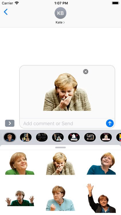 Angela Merkel Stickers