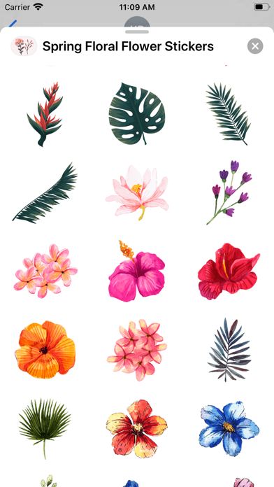 Spring Floral Flower Stickers screenshot 3