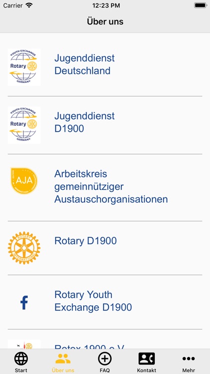 Rotary Jugenddienst D1900 screenshot-3