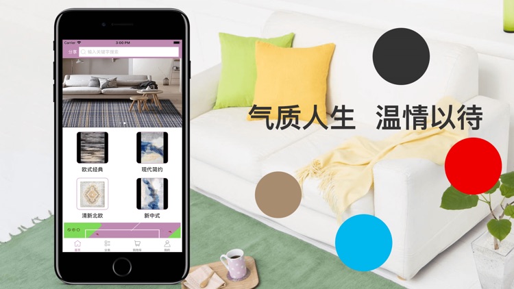 西晨地毯-菜漂毛毯