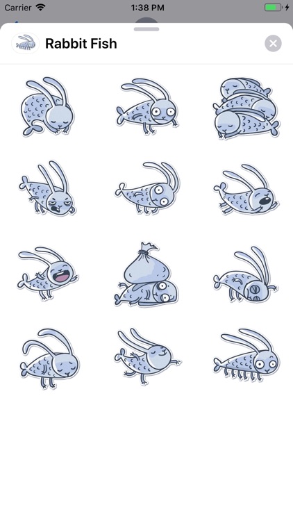 Rabbit Fish Sticker Pack