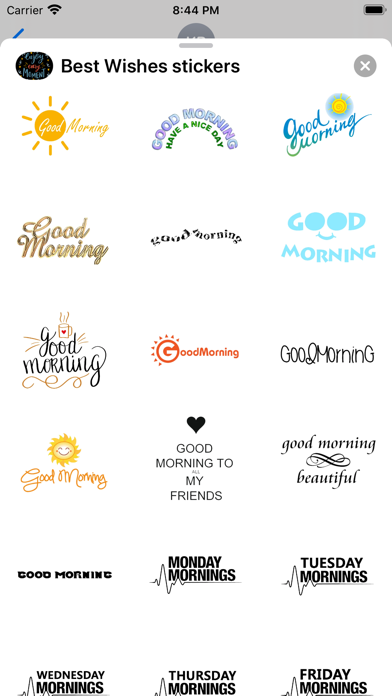 Best Wishes Greetings Stickers screenshot 2