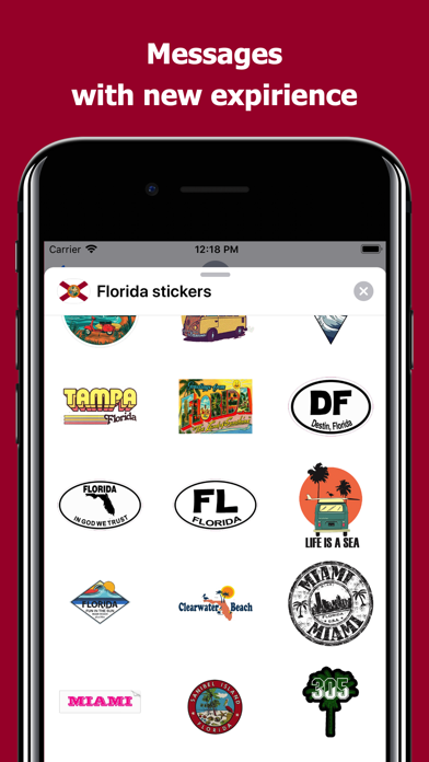 Florida emoji - USA stickers screenshot 3