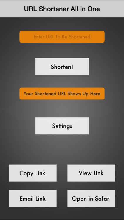 URL Shortener All-In-One