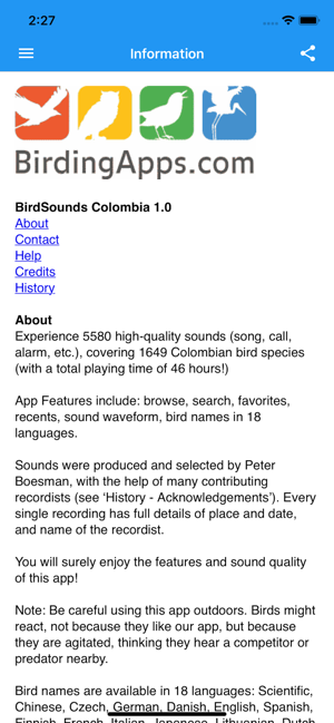 BirdSounds Colombia(圖5)-速報App