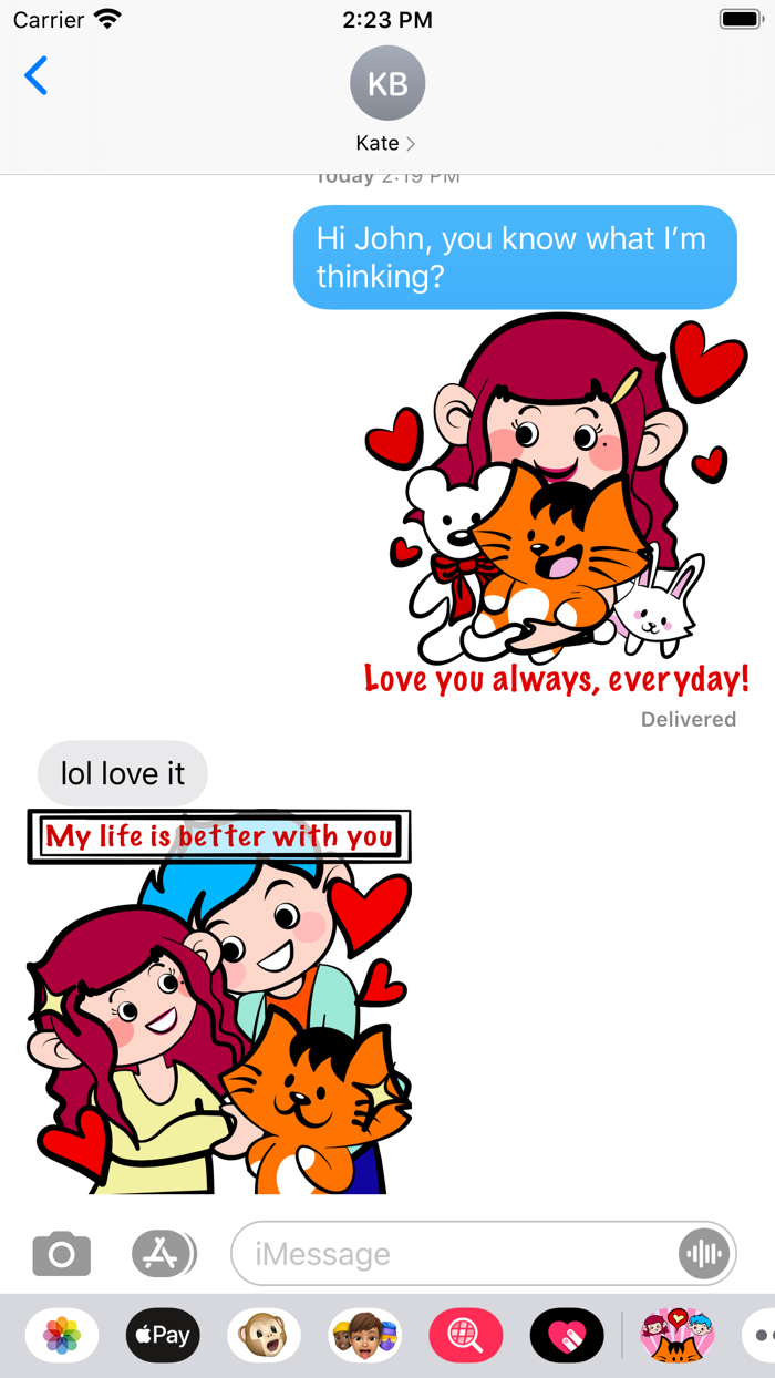 Kikimoji Love You Lots