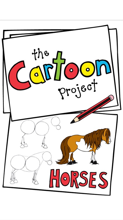 Drawing Horses Cartoon Project