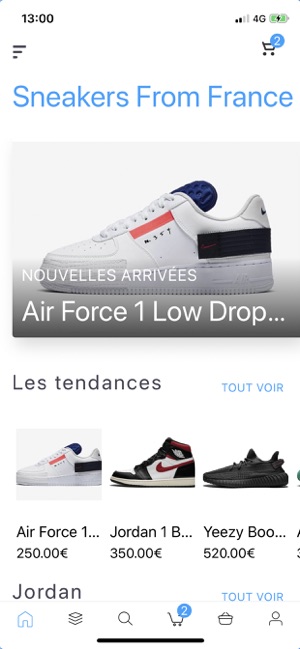 Sneakers from France