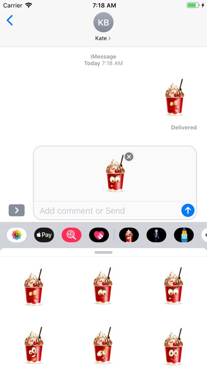 Summer Ice Amused Sticker