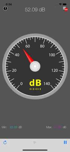 Captura 1 Sonómetro (medidor de ruido) iphone
