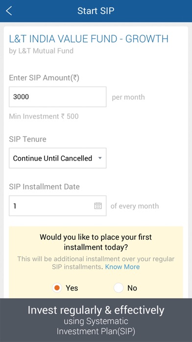 How to cancel & delete Mutual Funds by IIFL from iphone & ipad 4