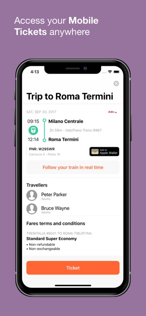 Wanderio – Train, Flight, Bus(圖2)-速報App