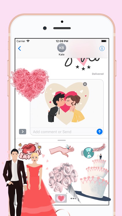 Romantic In Love Stickers