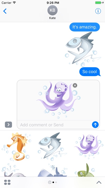 Sea Animals Sticker App