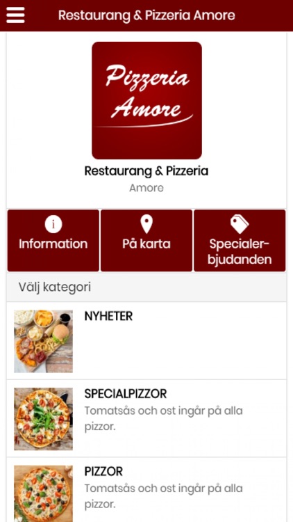 Restaurang & Pizzeria Amore