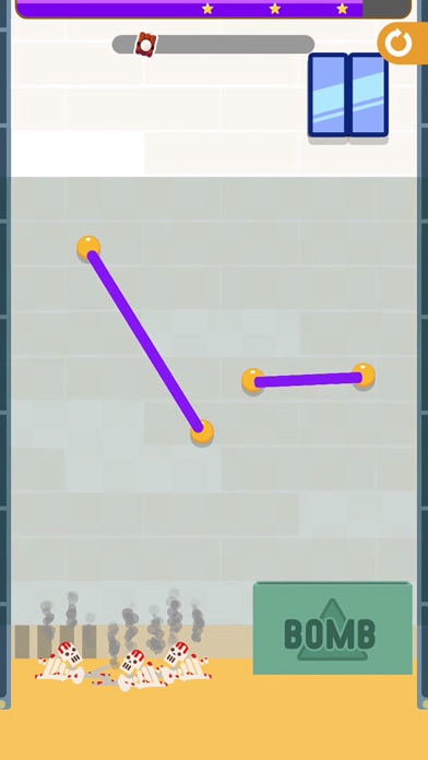 Bouncing Bombs  - Rope Puzzle screenshot 4