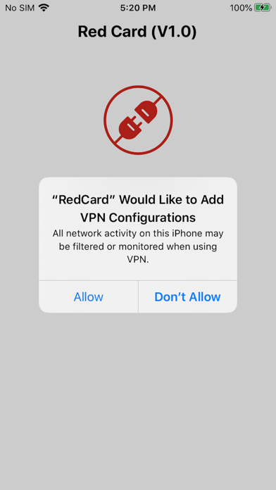 Red Card VPN screenshot 2