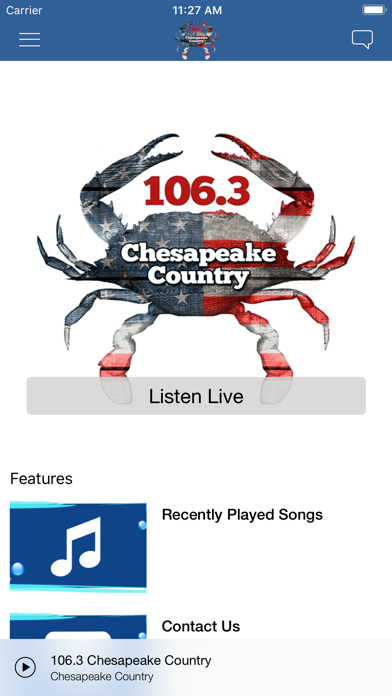 How to cancel & delete 106.3 Chesapeake Country from iphone & ipad 1