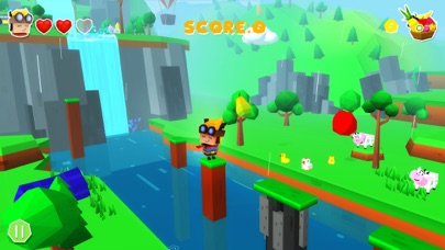 Tiny Jumper Justin: Fruit Rush screenshot 2