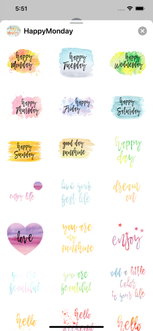 Happy Monday Sticker Pack(圖8)-速報App