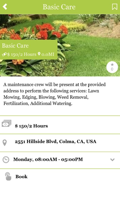 Fiore Landscape Scheduler