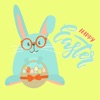 Happy Easter 2019 Cute Sticker