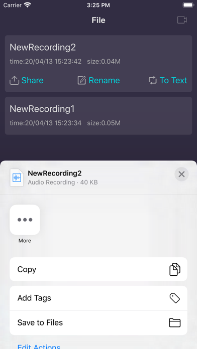 Recorder - your own recording screenshot 3