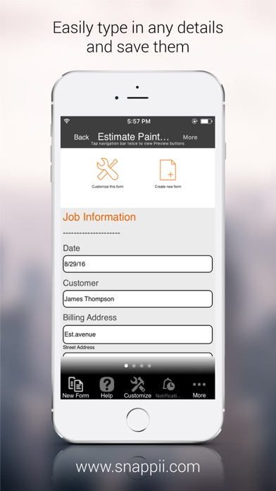 How to cancel & delete Estimate Painting Form App from iphone & ipad 1