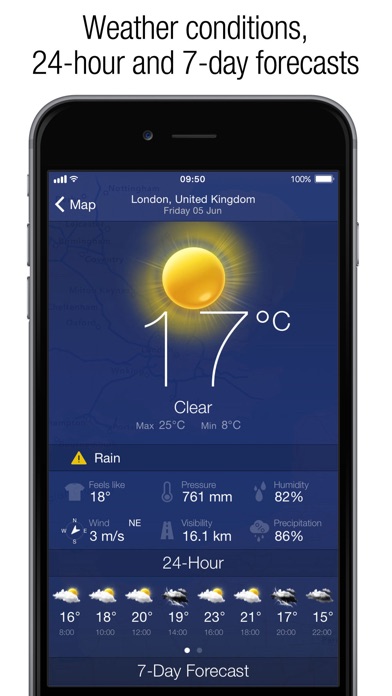 WEATHER RADAR LIVE - FORECAST 3.34 IOS ỨNG DỤNG WEATHER RADAR LIVE - FORECAST 3.34 IOS