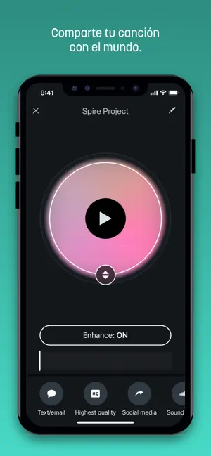 Captura 3 Spire: Music Recorder & Studio iphone