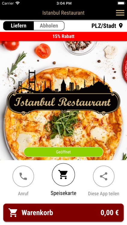 Istanbul Restaurant Lage