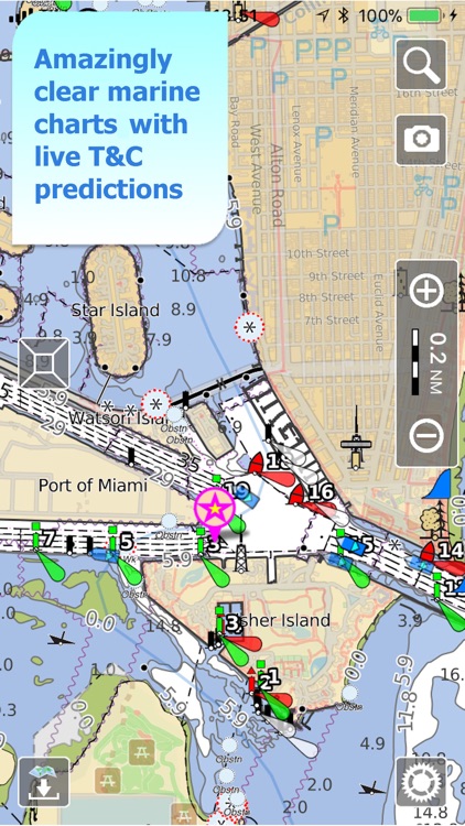 Aqua Map US - Marine & Lakes