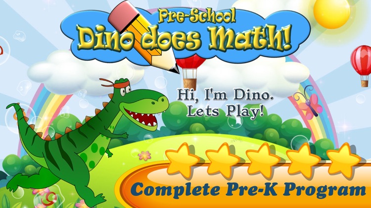 Dino Teach Math PreSchool Kids