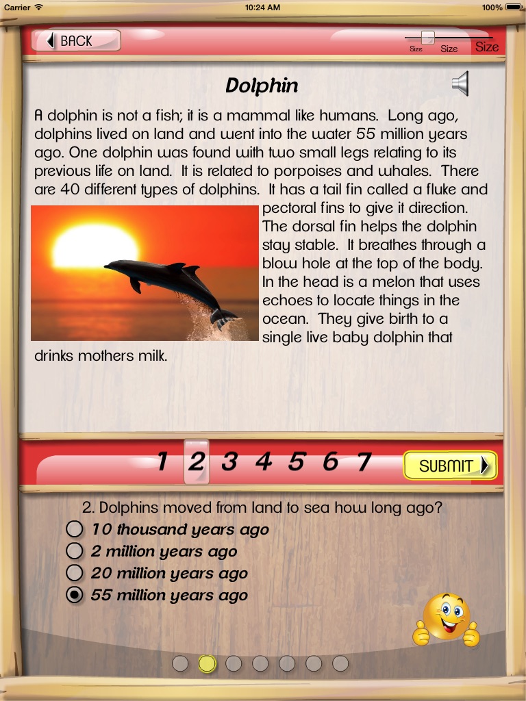 Kids Reading Comprehension 4-5 screenshot 3