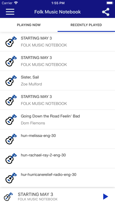 Folk Music Notebook screenshot 2