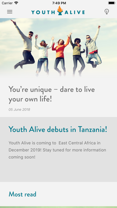 How to cancel & delete YouthAlive from iphone & ipad 3
