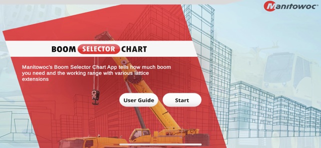 Manitowoc Boom Length Selector