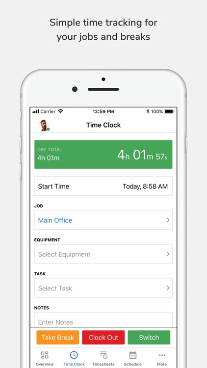 TSheets Time Tracker