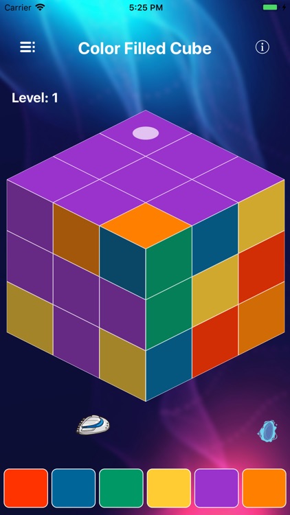 Color Filled Cube